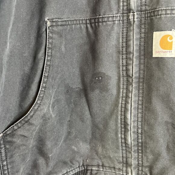 Carhartt J131-BLK Men's Jacket Black Size XL - Picture 6 of 14